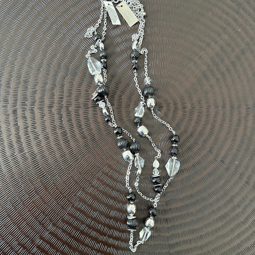Chico's NWT Double strand Long 40 inch  Necklace
